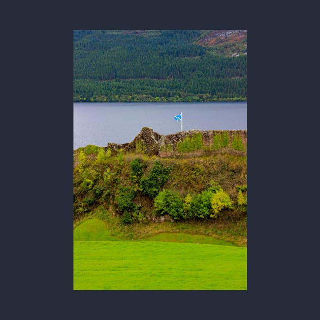 Urquhart Castle over Loch Ness in Scotland by chiaravisuals