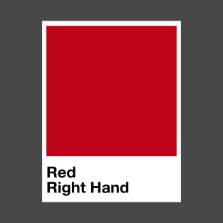 Pantone Red Right Hand T-Shirt