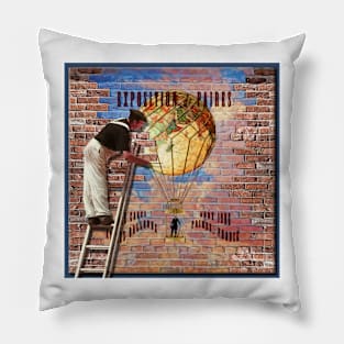 Exposition De Paires 1906 Balloon Mural Pillow