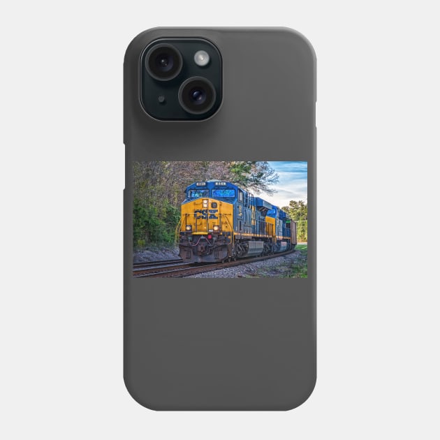 Train in South Carolina Phone Case by Gestalt Imagery