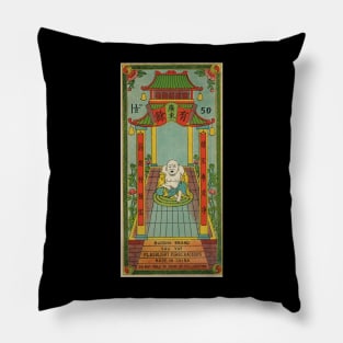 VINTAGE FIRECRACKER BUDDHA YAU YUE Pillow