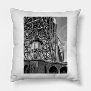 Fort Point Lighthouse B+W Pillow