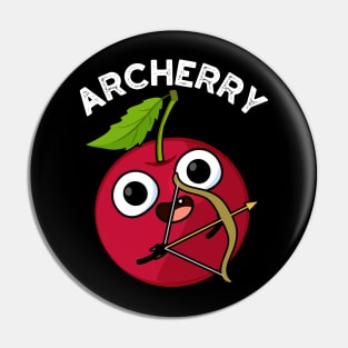 Archerry Funny Fruit Archery Pun Pin