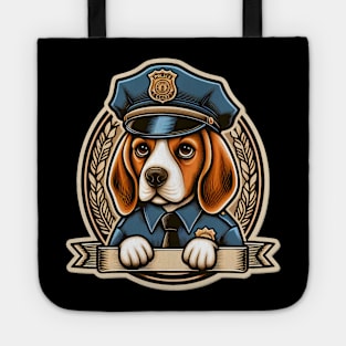 Beagle Police Tote