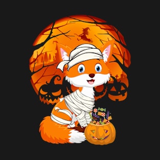 Fox mummy pumpkin T-Shirt