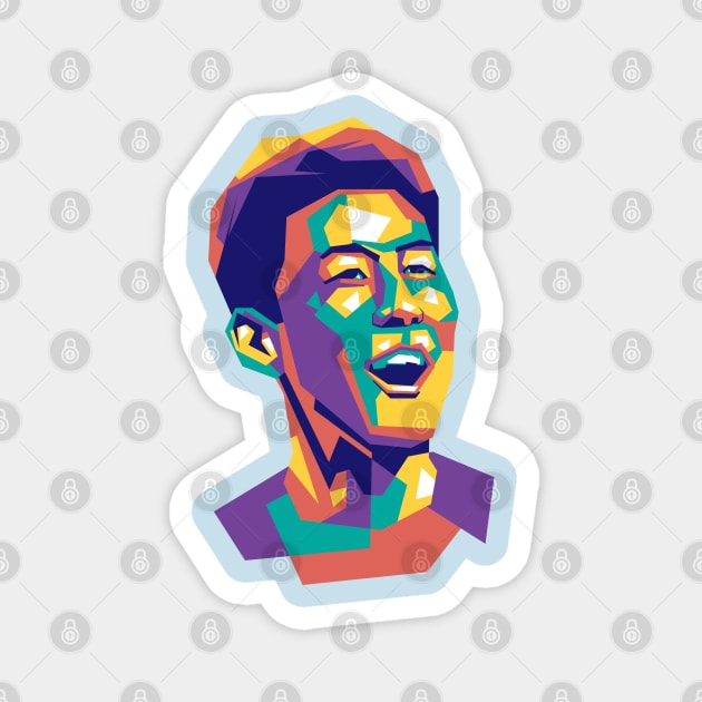 Son Heung-Min Camera Celebration Magnet by ACH PAINT