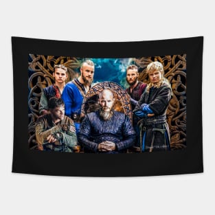 Ragnar Lodbrok "There i shall wait for my sons to join me..." Tapestry