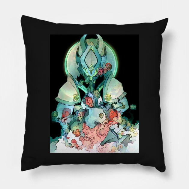 WARFRAME - CHROMA PRIME Pillow by Hunholy