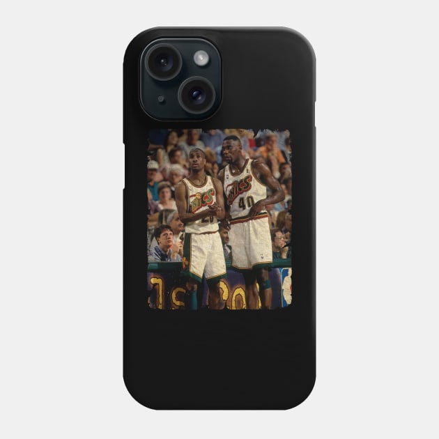 Gary Payton and Shawn Kemp Phone Case by Wendyshopart