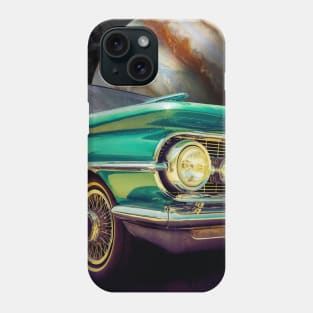 Classic Car in Outer Space Phone Case