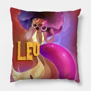 LEO Horoscope Zodiac Artwork Pillow