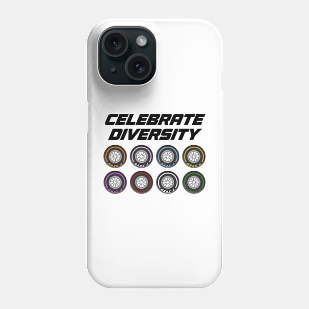 Celebrate Diversity Phone Case by Blurrr