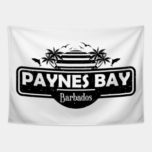 Paynes Bay Beach Barbados, Palm Trees Sunset Summer Tapestry