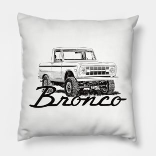 Bronco Half-Cab Pillow