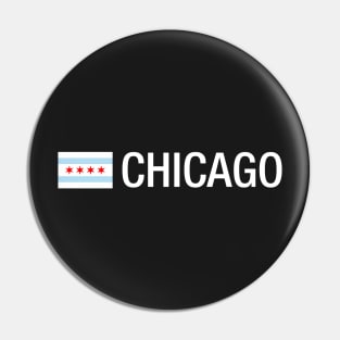 Chicago City Flag Aesthetic Pin