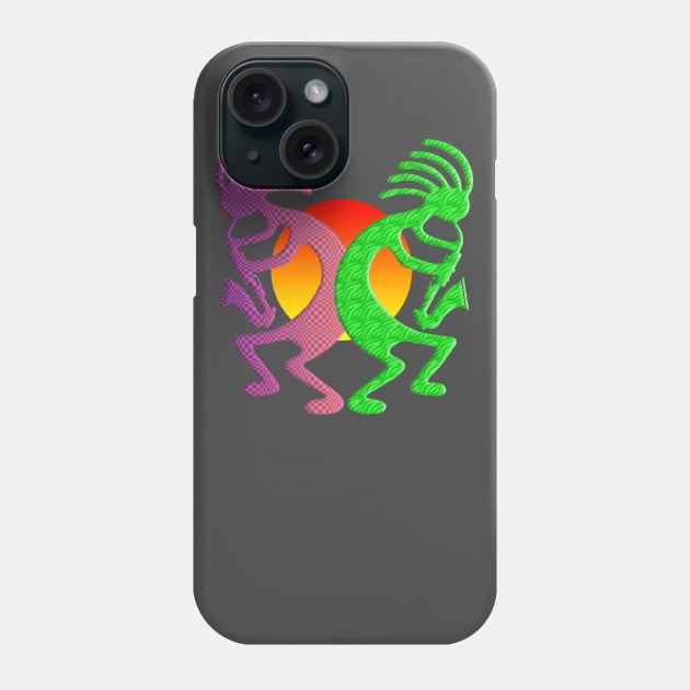 Kokopelli Dreams Phone Case by the Mad Artist