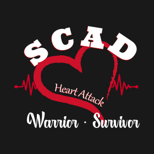 SCAD Heartbeat Heart Warrior Survivor T-Shirt