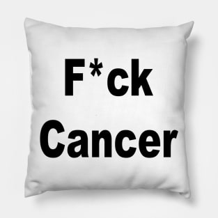 F Cancer Pillow