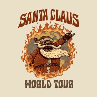 Santa Claus World Tour Vintage T-Shirt