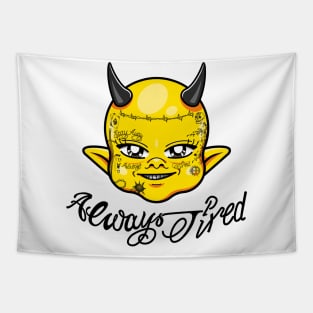Dimitri The Yellow Devil - Always Tired Tapestry