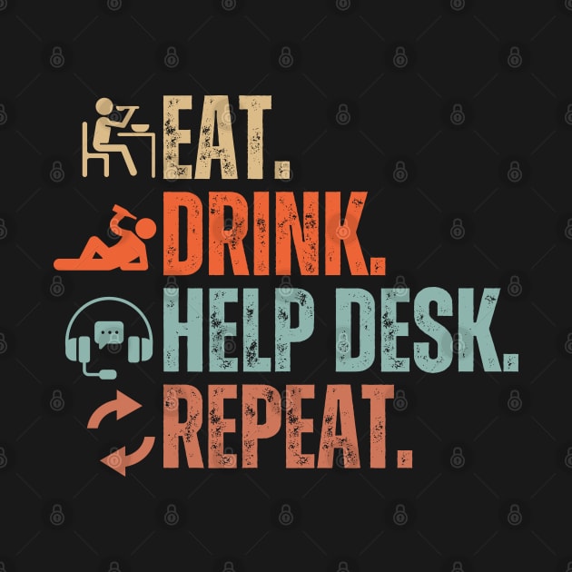 Eat Drink Help Desk Repeat by Daz Art & Designs