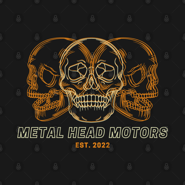 Metal Head Motors - Shaken Skull by Nimrod Funk