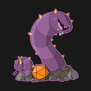 Rollplay Guild: Chibi Creature (Purple Worm) T-Shirt