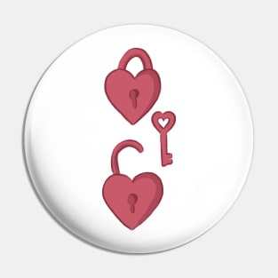 Love is the key. Unlock your heart Pin