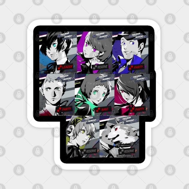 Persona 3 Reload Characters Magnet by BUSTLES MOTORCYCLE