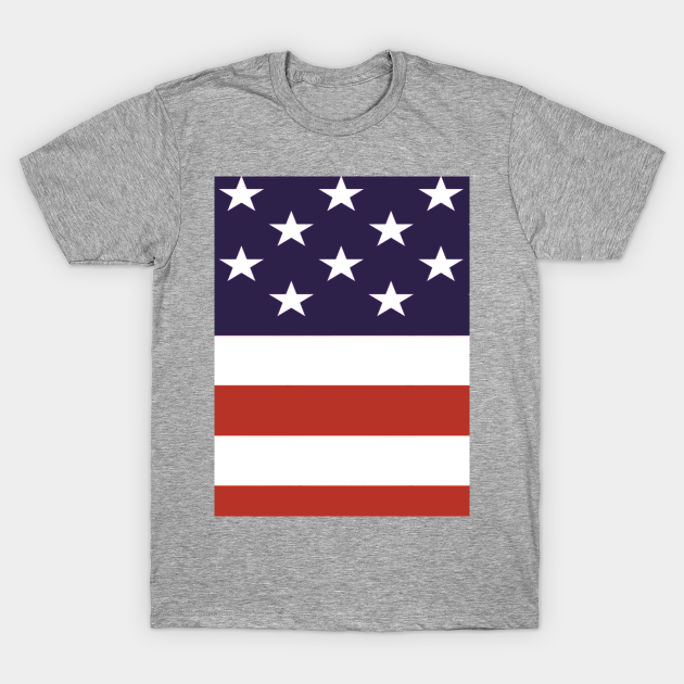 Stars and Stripes Red White and Blue USA Flag - Stars And Stripes - T ...