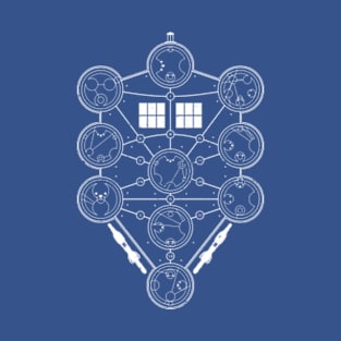 Neon Genesis Doctor Who T-Shirt