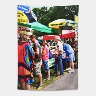 Food Carts at the Fair Tapestry