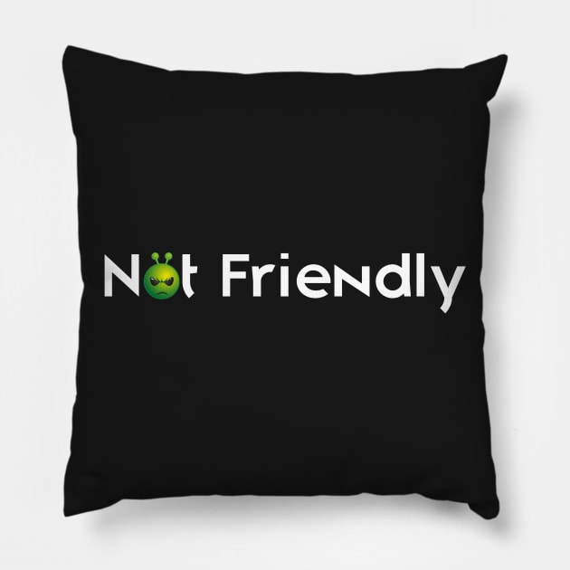 Not Friendly for Introverts Pillow by jennifersoldner