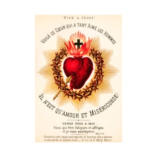 The Sacred Heart of Jesus, circa 1880. T-Shirt