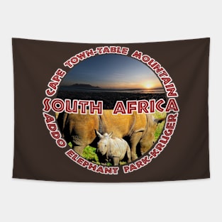 South Africa Wildlife and Places Tapestry