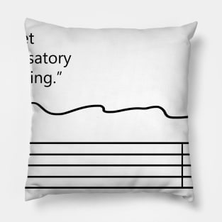 Orchestra Musical Meme Sheet Music Notation Clarinet Improvisatory Screaming Pillow