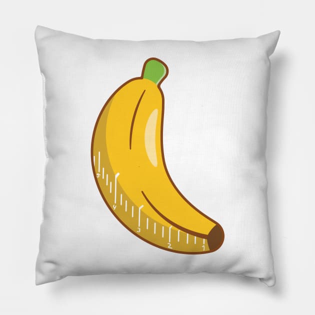 Banana For Scale Pillow by imlying