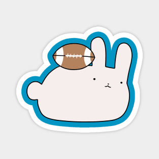 Little Football Bunny Magnet