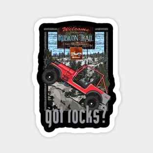 the rubicon trail Magnet