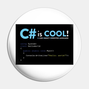 C# is COOL! Pin