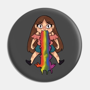 rainbow girl Pin
