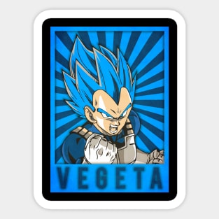 Super Saiyan Blue Evolution Vegeta Sticker – sevenstarperlers