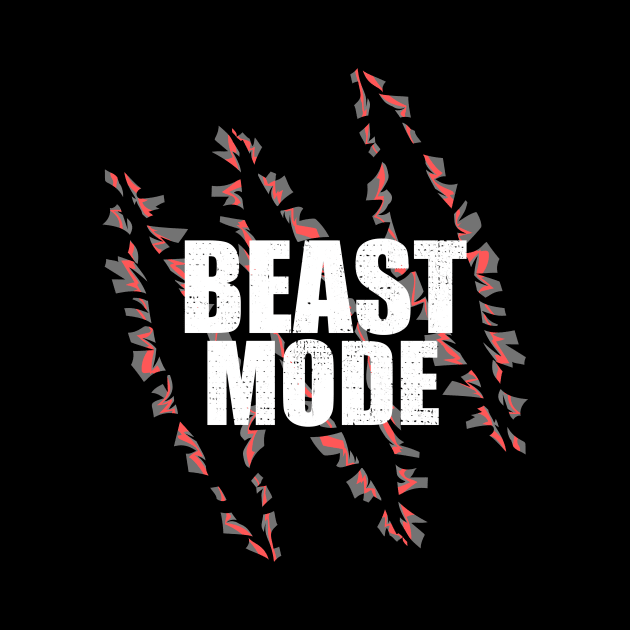 Beast Mode Claw Gym Fitness Design by Bazzar Designs