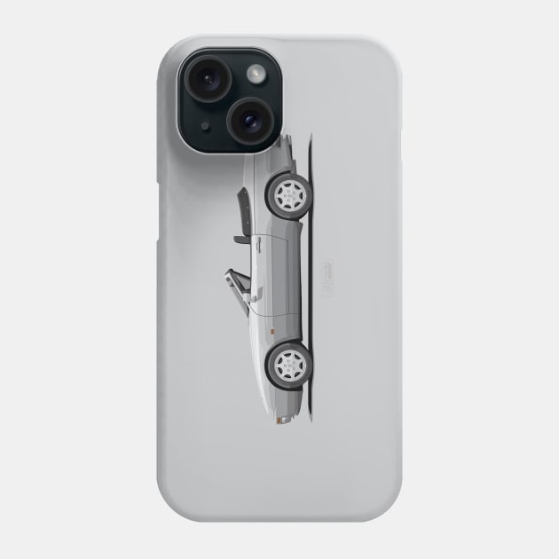 944 Cabriolet Silver Phone Case by ARVwerks