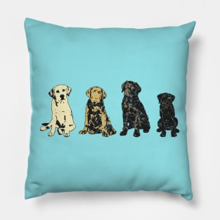 Labrador Rainbow of Love Pillow