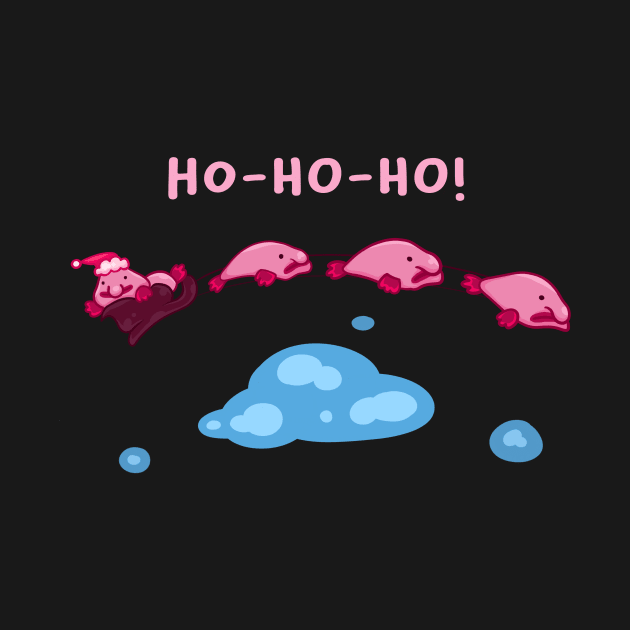 Santa Blobfish Claus Ho-Ho-Ho! by manydoodles