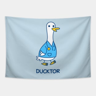 Ducktor Duck Doctor Tapestry