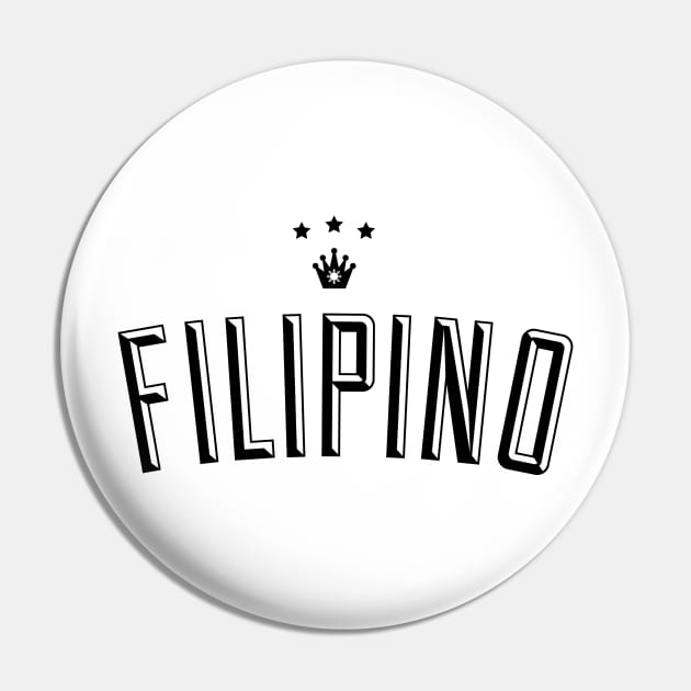 Filipino King Crown by AiReal Apparel Pin by airealapparel