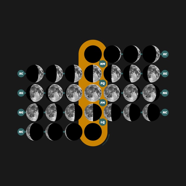 The Moon phases by tuditees