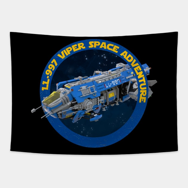 LL 997 Viper Classic Space Adventure Tapestry by mamahkian